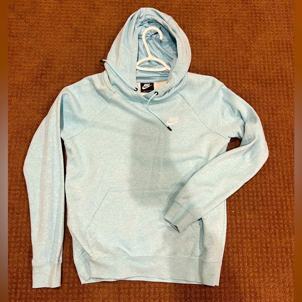 Nike light blue women’s hoodie. Size small.